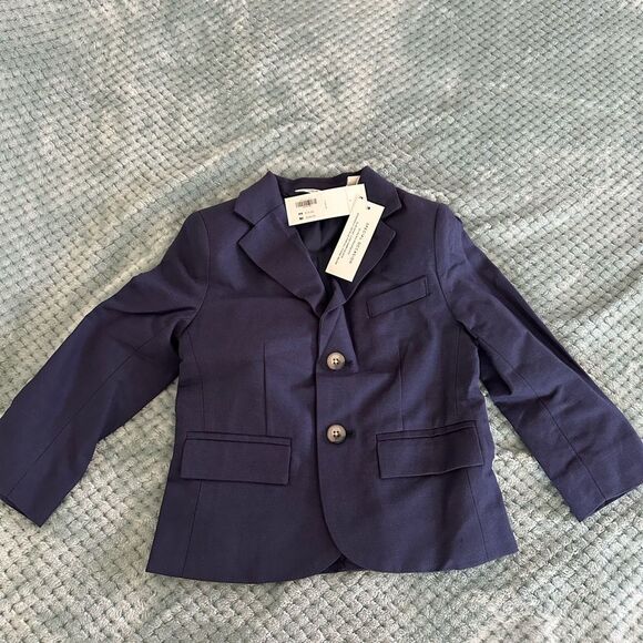 NWT Janie and Jack Classic Navy Blazer Toddler Size 3 - Picture 1 of 4